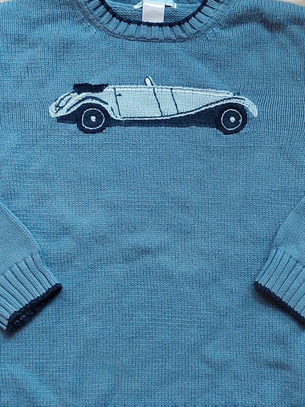 EUC Janie Jack car sweater 7